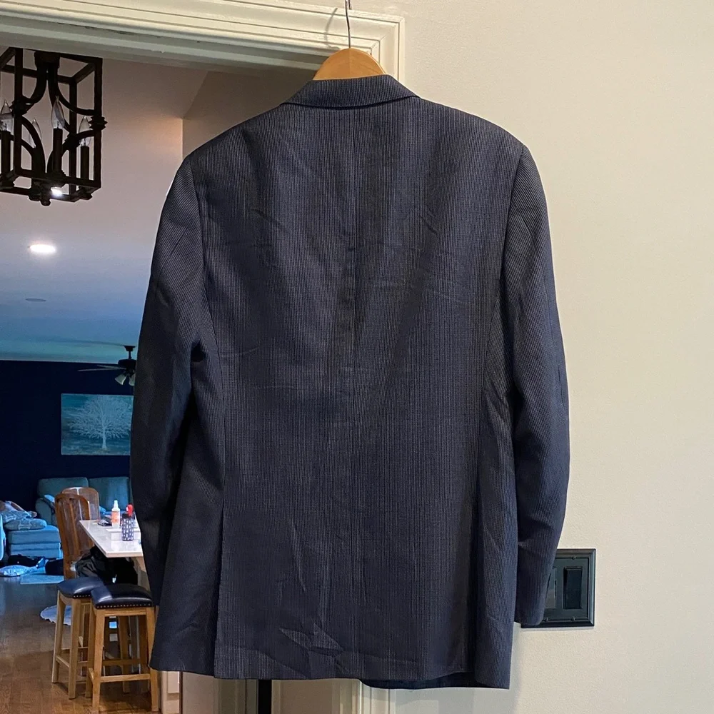 Canali Luxury Blue Men's Blazer - Picture 5 of 7